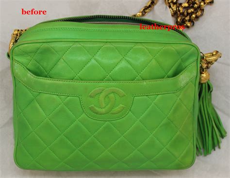 chanel lime green leather purse|Green Chanel Bags .